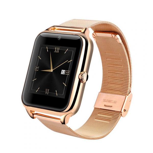 Relógio Inteligente Smartwatch Z60 + Fone S6 Metal Bluetooth Câmera Celular Chip Passos Touch Anti Perda Mp3 Mp4 Ligações