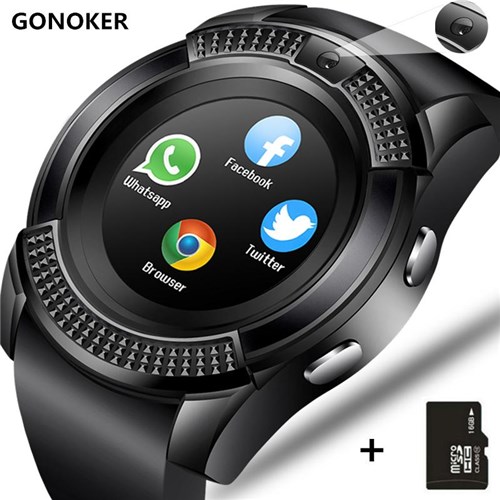 Relógio Inteligente V8 SmartWatch Bluetooth / Branco