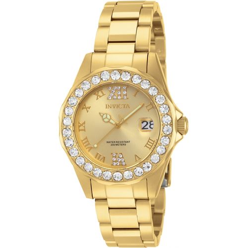 Relógio Invicta 15252 Feminino Banhado Ouro 18K