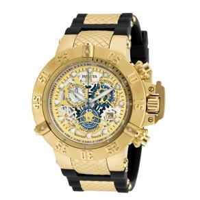 Relógio Invicta 18528 Subaqua Swiss Banhado Ouro 18K