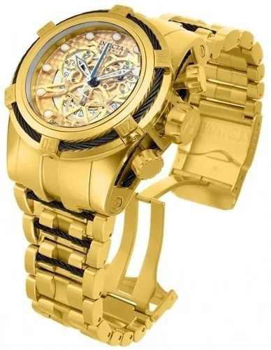 Relógio Invicta 12903 Reserve Bolt Zeus Gold