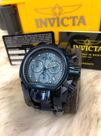 Relógio Invicta 25949 Magnum Reserve Blue Original Cronografo na Maleta Colecionador