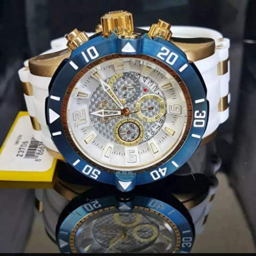 Relógio Invicta 23706 Branco, Azul, Ouro, Dourado