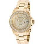 Relógio Invicta Angel 90255 Feminino Swiss Banhado Ouro 18k