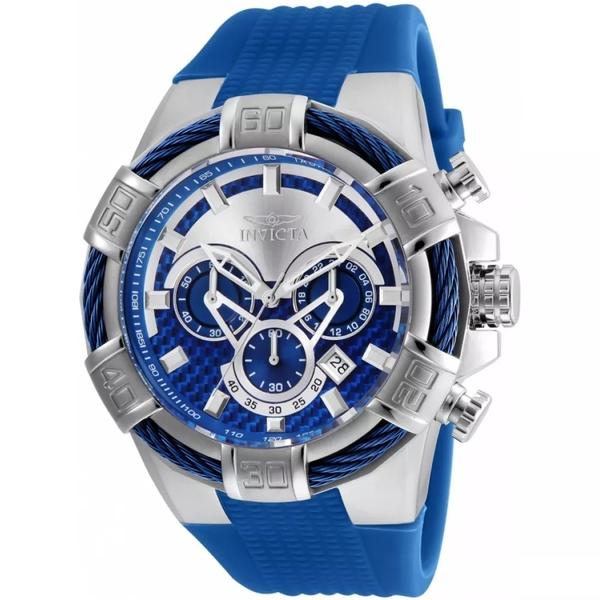 Relógio Invicta Bolt 24696 - Azul Prata Masculino Original