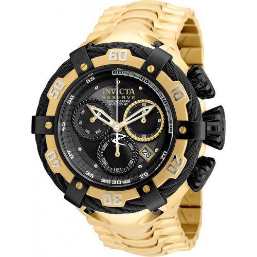 Relógio Invicta Bolt Modelo 21360 Dourado / Preto