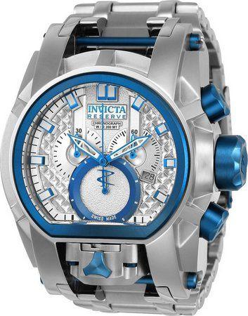 Relógio Invicta Bolt Zeus Magnum 20112 Prata Azul com Maleta