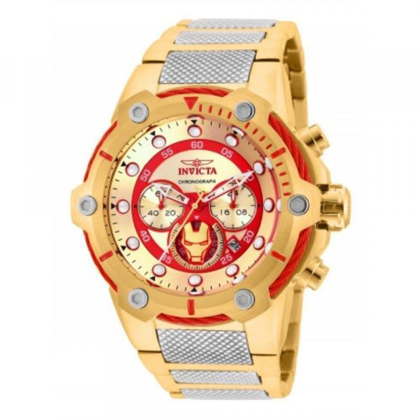 Relógio Invicta Marvel 25781 Dourado e Vermelho