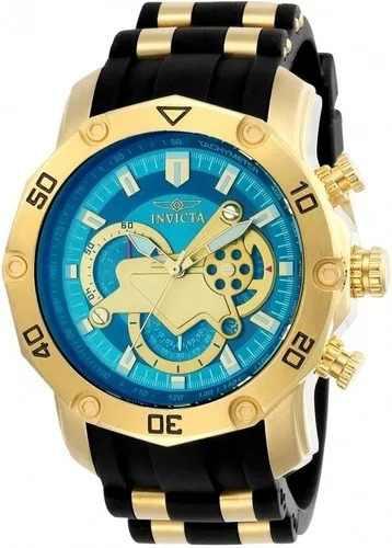 Relógio Invicta Pro Diver 23426 Original B. Ouro