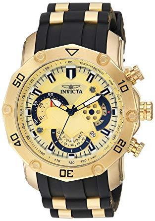 Relógio Invicta Pro Diver 23427 Masculino Banhado Ouro 18k