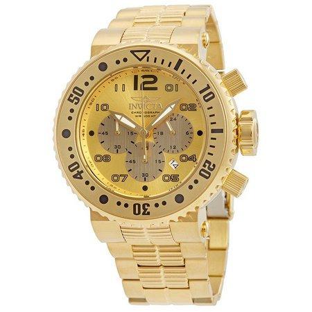 Relógio Invicta Pro Diver 25076 Masculino Banhado Ouro 18k