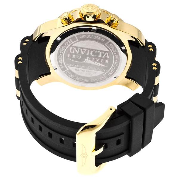 Relógio Invicta Pro Diver 6981 Preto Dourado + Chaveiro Multiuso 11 Funções