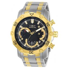 Relógio Invicta Pro Diver 22768 Dourado Prata Masculino