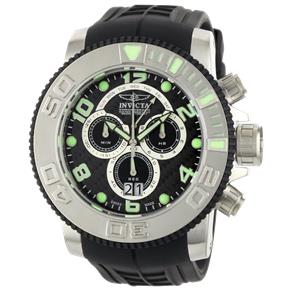 Relógio Invicta Pro Diver Chronograph 0412. Caixa Extra Grande, Calendário e Cronógrafo. Resistente à Água 300M.