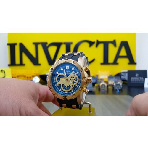 Relógio Invicta Pro Diver Chronograph Blue Dial Masculino Modelo 23426 Diametro 50mm