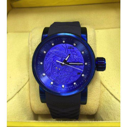 Relógio Invicta S1 Hally Yakuza 18214 Azul + Canivete Estilo Suíço 11 Funções