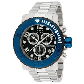 Relógio Invicta Sea Hunter Swiss Made Quartzo Watch - Blue Caixa em Aço Inoxidável - Model 12534