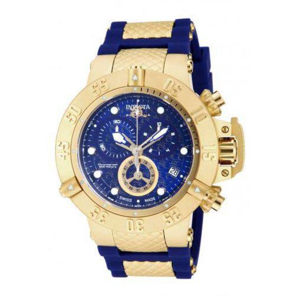 Relógio Invicta Subaqua Noma III - 15800 Azul com Dourado