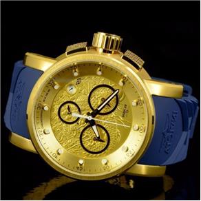 Relógio Invicta Yakuza S1 Rally 21627 Dorado Masculino - Dourado - Dourado