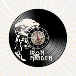 Relógio Iron Maiden Bandas Rock Heavy Metal Musica Vinil LP