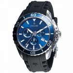 Relógio Jaguar J01Casp02 D1Px Quartz Mostrador Azul Pulseira Preta