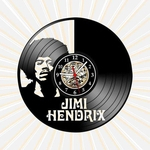 Relógio Jimi Hendrix Bandas Rock Guitarra Musica Vinil LP