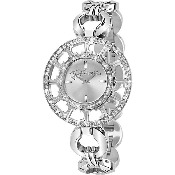 Relógio Just Cavalli Feminino Prata WJ28851Q Analógico 3 Atm Cristal Mineral Tamanho Grande