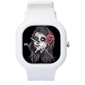 Relógio La Muerte + Pulseira Blanc