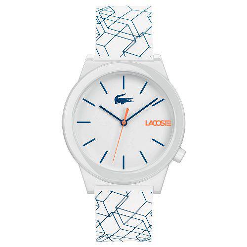 Relógio Lacoste Masculino Borracha Branca - 2010956