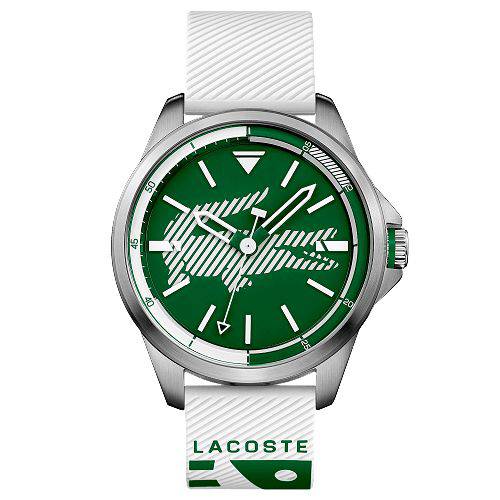 Relógio Lacoste Masculino Borracha Branca - 2010965