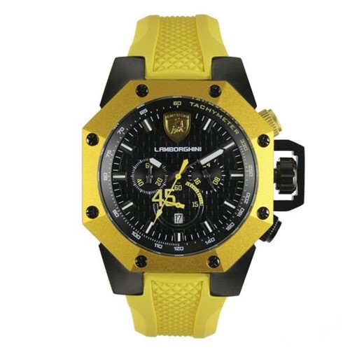 Relógio Lamborghini LB90002669M ColeçÁo Huracan Amarelo