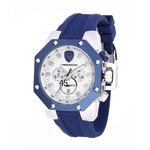 Relógio Lamborghini Lb9001669m Masculino Azul E Prata