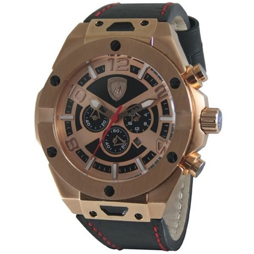 Relógio Lamborghini LB90049652M ColeçÁo Murcielago Dourado