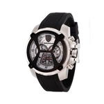 Relógio Lamborghini Lb90061669m Masculino Prata E Preto