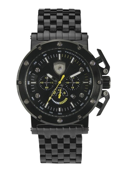 Relógio Lamborghini Lb90033653m Aço Inoxidável Preto