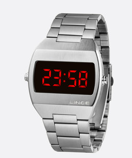 Relógio LED Masculino Digital Lince MDM4620L VXSX