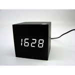 Relógio LedClock Madeira Preto LedclockPreto