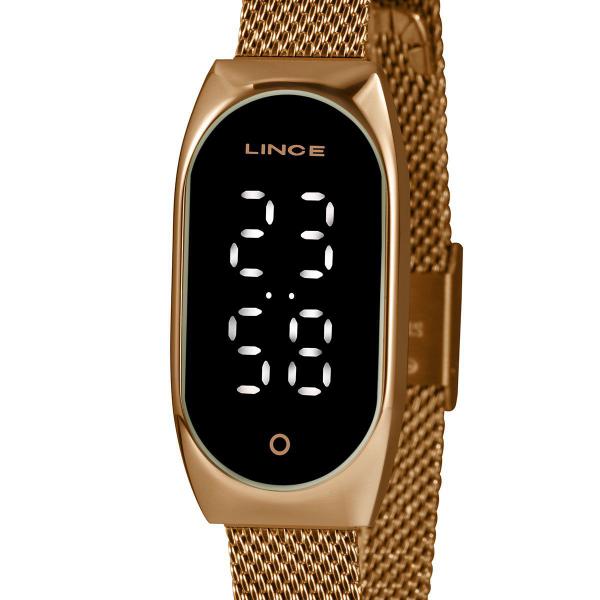 Relógio Lince Digital Led Feminino LDR4642L PXRX Rosé
