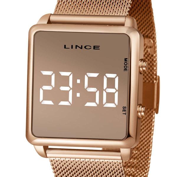 Relógio Lince Digital Led Feminino MDR4619L BXRX Rose