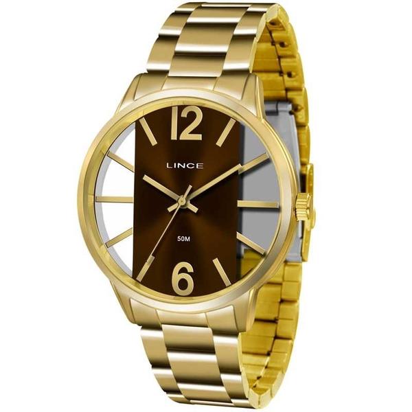 Relógio Lince Feminino Analógico Dourado LRG608LN2KX
