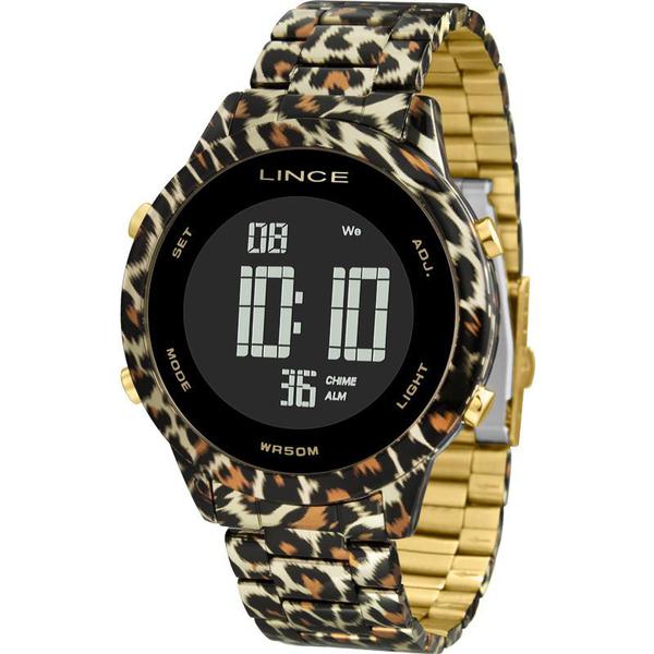 Relógio Lince Feminino Animal Print SDPH103LPXKP