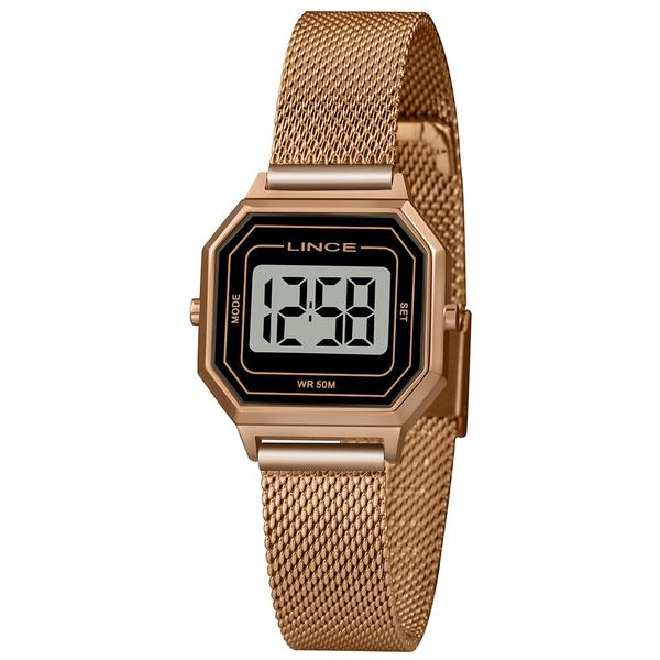 Relógio Lince Feminino Classic Digital Dourado SDPH131L-BXRX