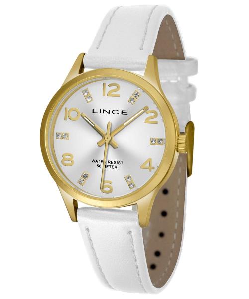 Relógio Lince Feminino Couro Branco Lrch052l S2bx