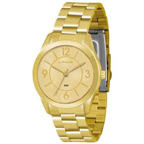 Relógio Lince Feminino, Detalhe Dourada Dourado Unica - UN
