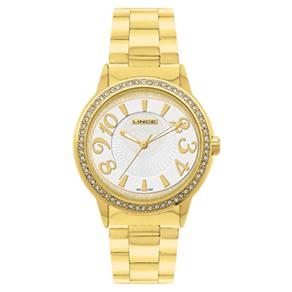 Relógio Lince Feminino,Detalhe Dourada Unica - UN