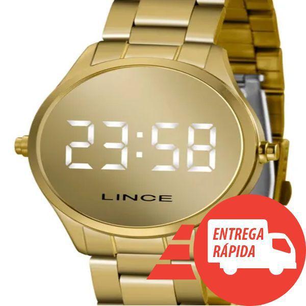 Relógio Lince Feminino Digital Dourado Mdg4617l Bxkx - Prisma