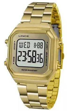 RELÓGIO LINCE FEMININO DIGITAL DOURADO SDG616L BXKX - Cod Interno 030026569