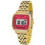 Relógio Lince Feminino Digital Dourado Sdph043lbrkx