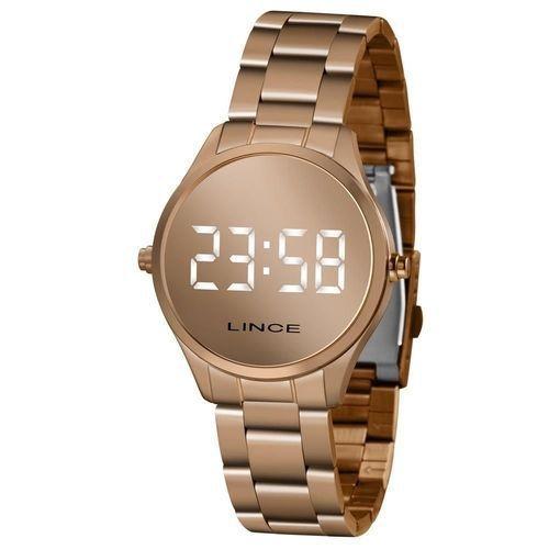 Relógio Lince Feminino Digital Rose Gold Mdr4617l