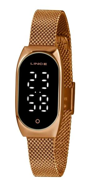 Relogio Lince Feminino Digital Touch Ldr4642l Pxrx Rose Led